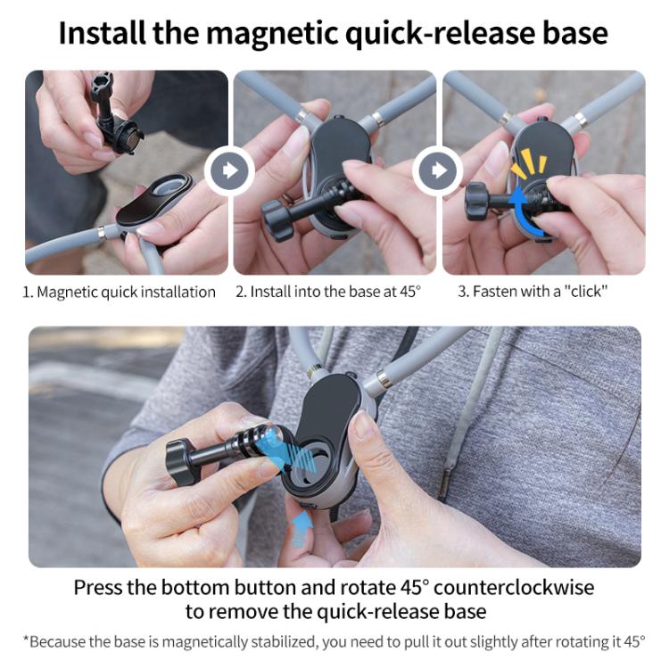 Magnetic Neck Mount Anti-shake Bracket