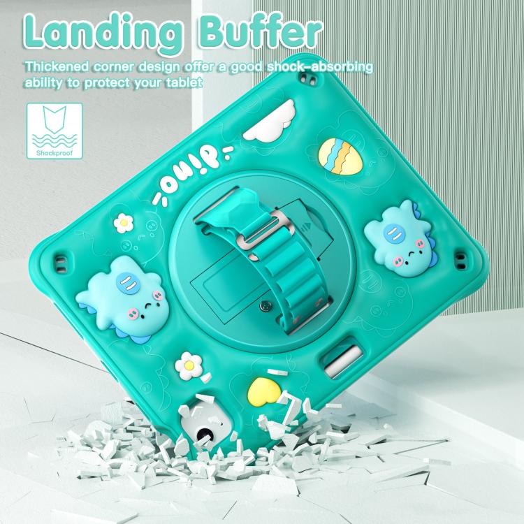 Dragon Rotation Kickstand Silicone Hybrid PC Tablet Case