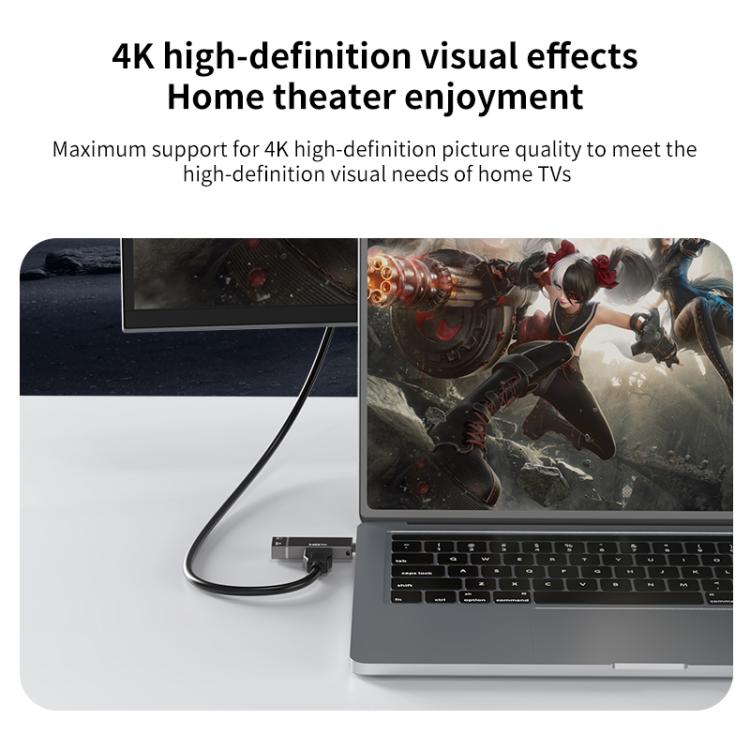 USB-C / Type-C to HDTV, 3.5mm, PD 100W 3 in 1 Multi-function Converter Docking Station — view 5