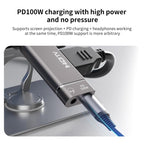 USB-C / Type-C to HDTV, 3.5mm, PD 100W 3 in 1 Multi-function Converter Docking Station — view 7