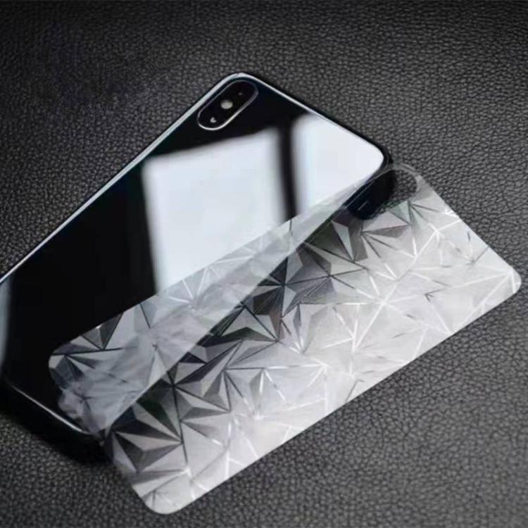 Rhombus Pattern Sticker Frosted Phone Back Film, For iPhone 14 ...