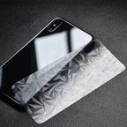 Rhombus Pattern Sticker Frosted Phone Back Film, For iPhone 14 ...