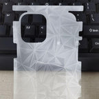 Rhombus Pattern Sticker Frosted Phone Back Film, For iPhone 14 ...