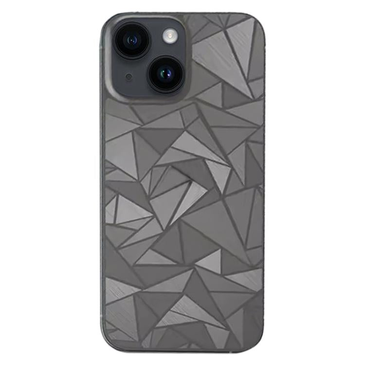 Rhombus Pattern Sticker Frosted Phone Back Film, For iPhone 14 ...