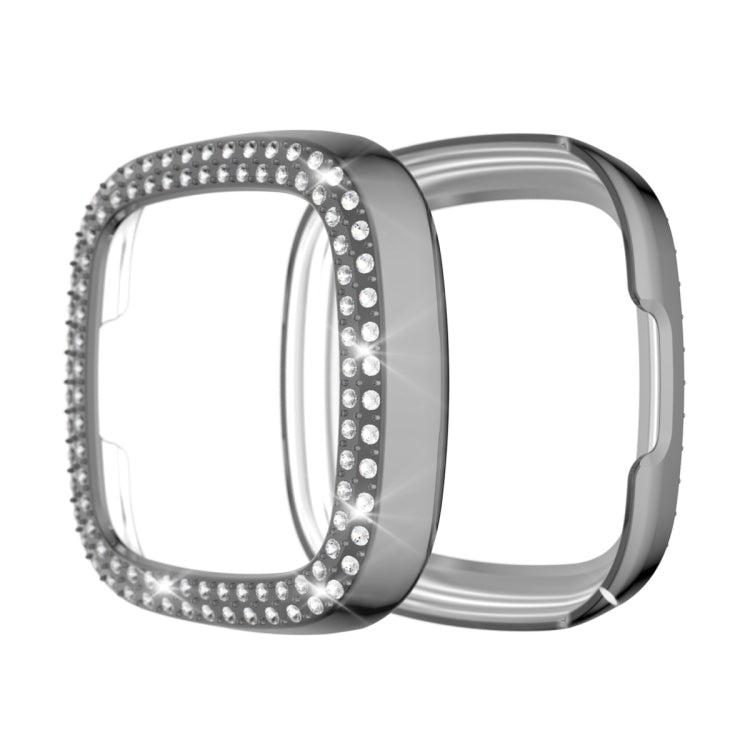 Double Row Plating Diamonds PC Protective Case