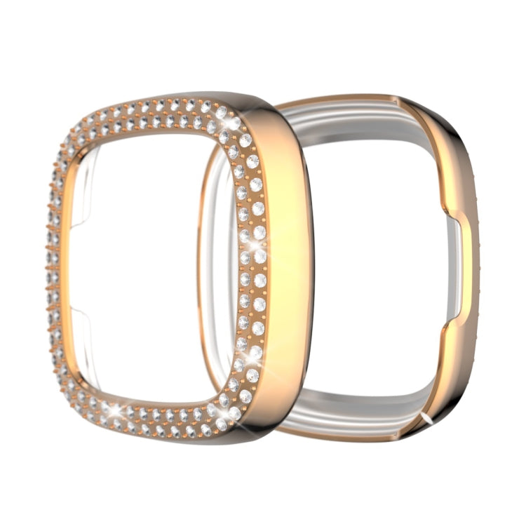 Double Row Plating Diamonds PC Protective Case