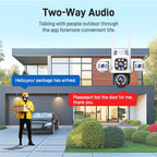 2MP HD 360 Degree Panorama 3 Lens IP66 Waterproof Wireless WiFi Camera