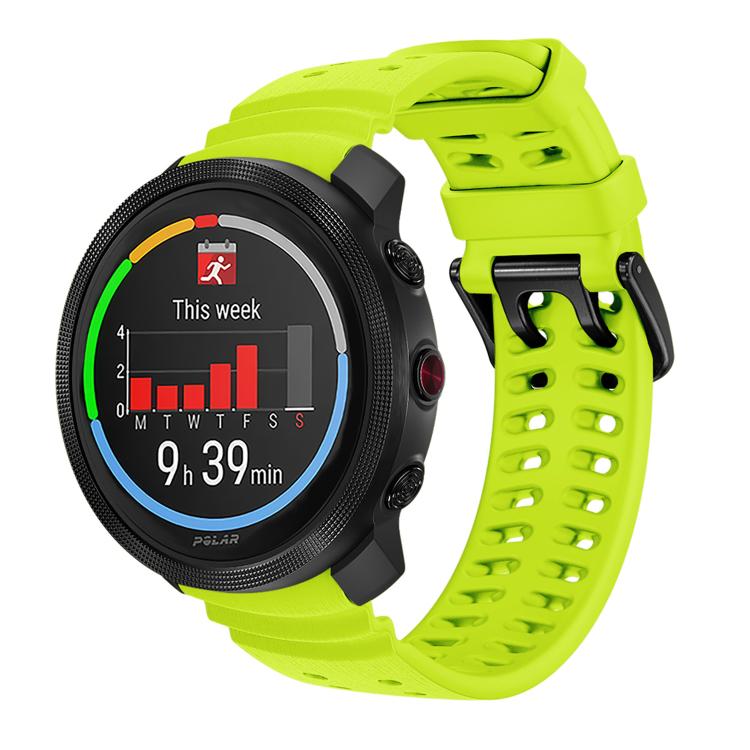 Double Buckle Silicone Sport Watch Band — Midnight Blue