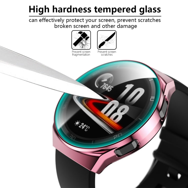 2 in 1 Tempered Glass Screen Protector + Fully Plating PC Case