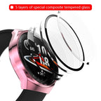 2 in 1 Tempered Glass Screen Protector + Fully Plating PC Case