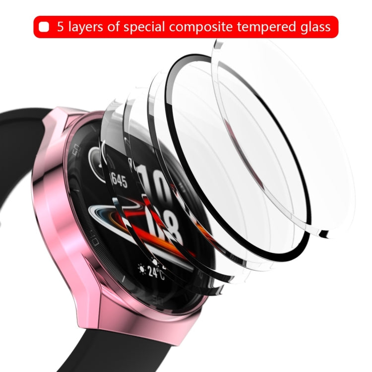 2 in 1 Tempered Glass Screen Protector + Fully Plating PC Case