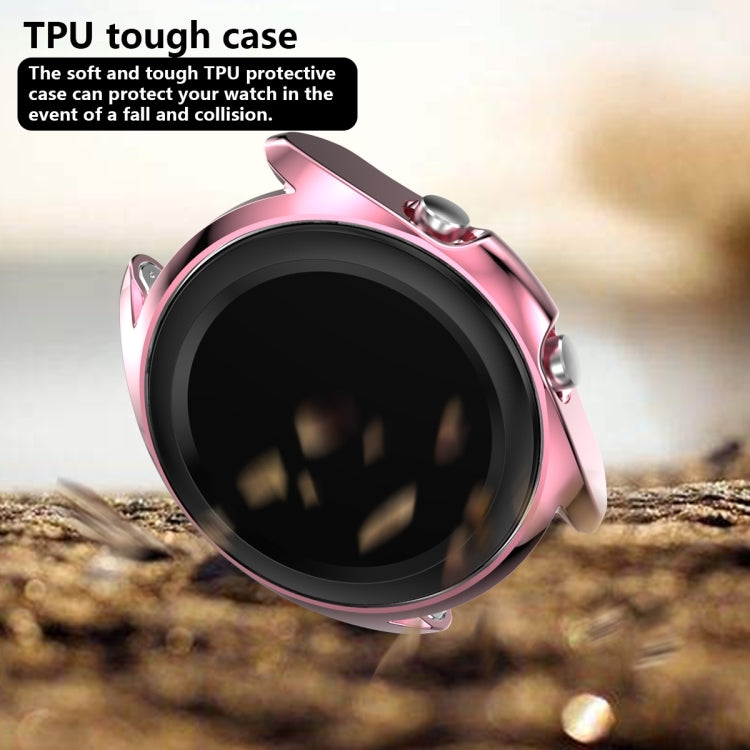 Electroplating Hollow Half-pack TPU Protective Case — For Samsung Galaxy Watch 3 45mm