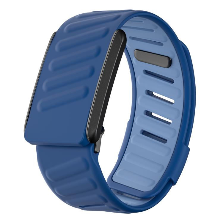 Silicone Sports Watch Band — Orange+Light Orange