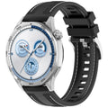 Hybrid Nylon Braid Silicone Watch Band