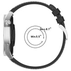 Hybrid Nylon Braid Silicone Watch Band