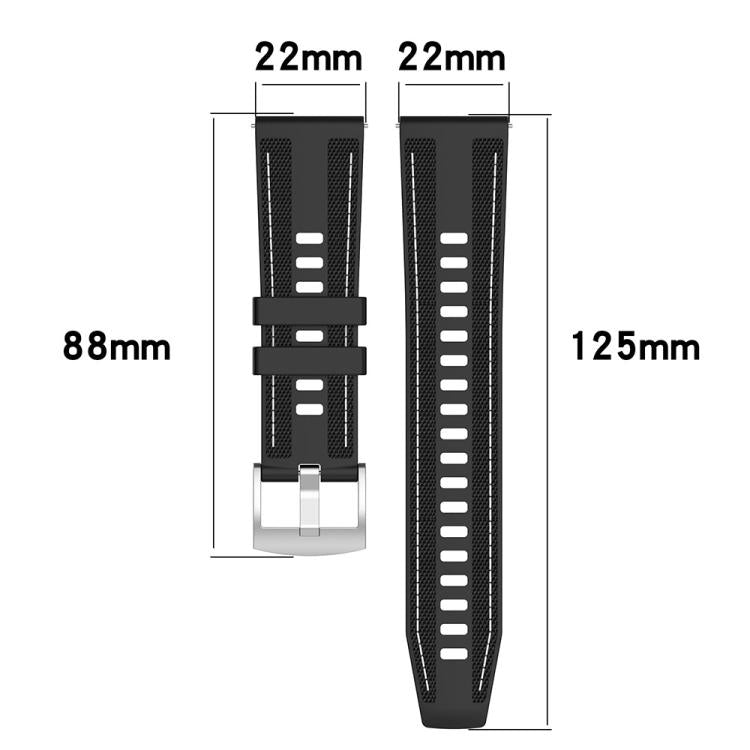 Hybrid Nylon Braid Silicone Watch Band