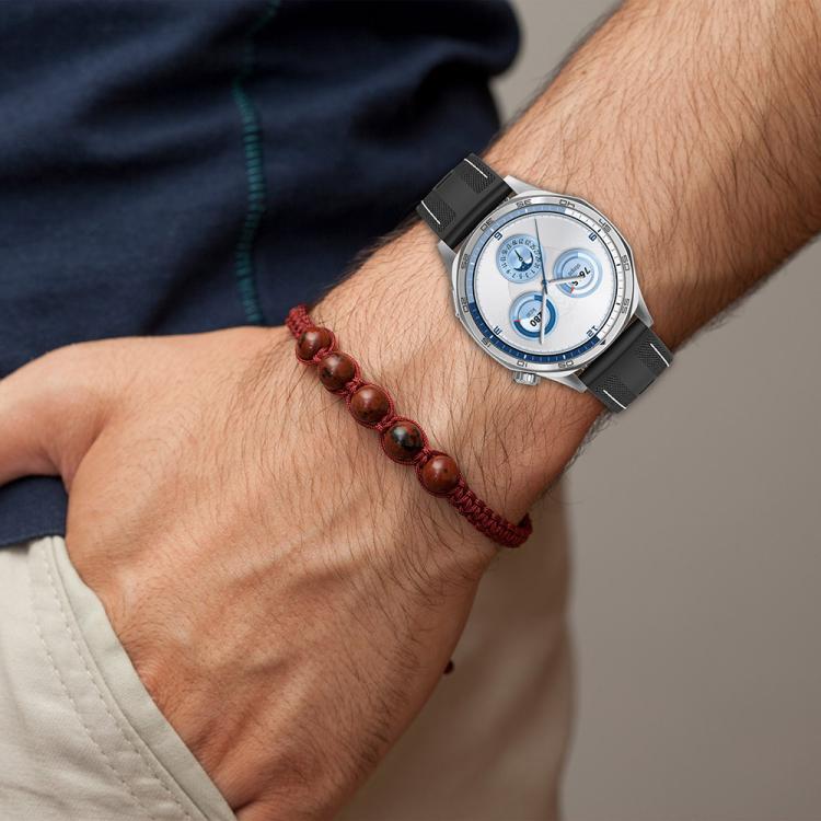 Hybrid Nylon Braid Silicone Watch Band