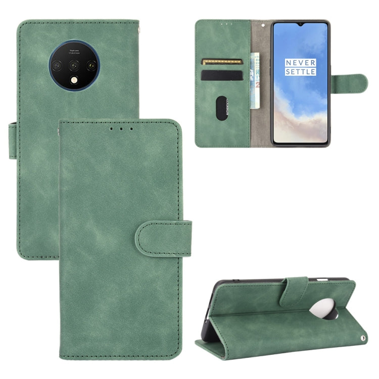 Solid Color Skin Feel Magnetic Buckle Horizontal Flip Calf Texture PU Leather Case with Holder & Card Slots & Wallet