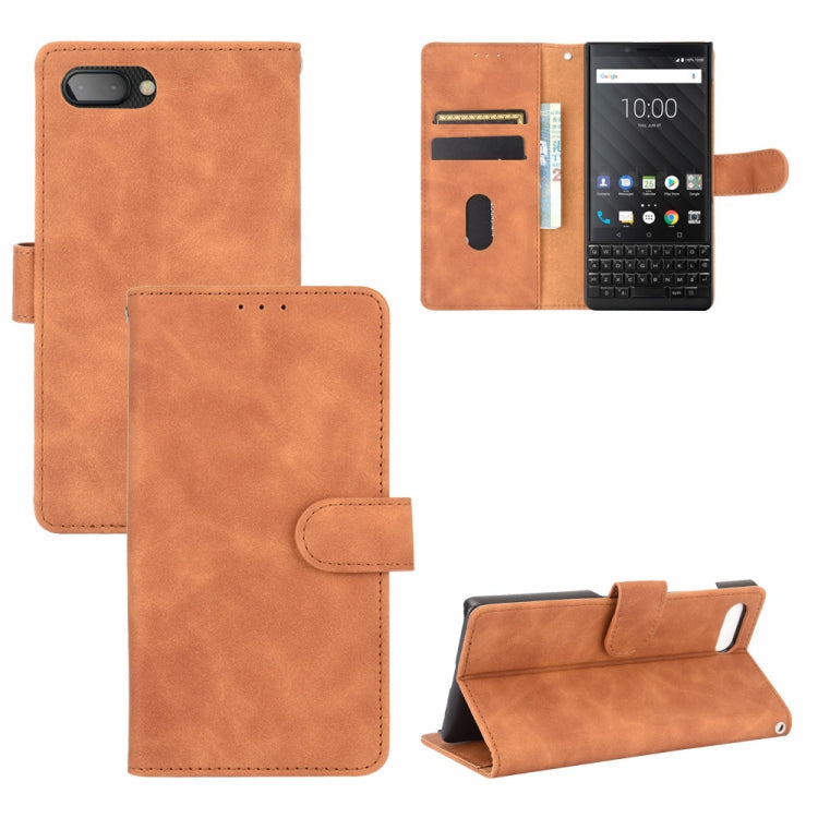 Solid Color Skin Feel Magnetic Buckle Horizontal Flip Calf Texture PU Leather Case with Holder & Card Slots & Wallet