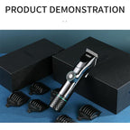 VGR V-256 5-gear Fine-tuning Digital Display USB Hair Clipper with Holder — view 4