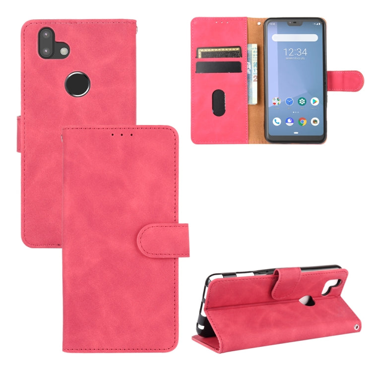 Solid Color Skin Feel Magnetic Buckle Horizontal Flip Calf Texture PU Leather Case with Holder & Card Slots & Wallet — view 31