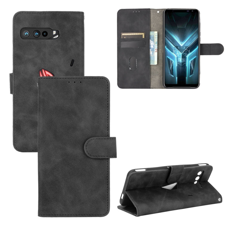 Solid Color Skin Feel Magnetic Buckle Horizontal Flip Calf Texture PU Leather Case with Holder & Card Slots & Wallet — view 38