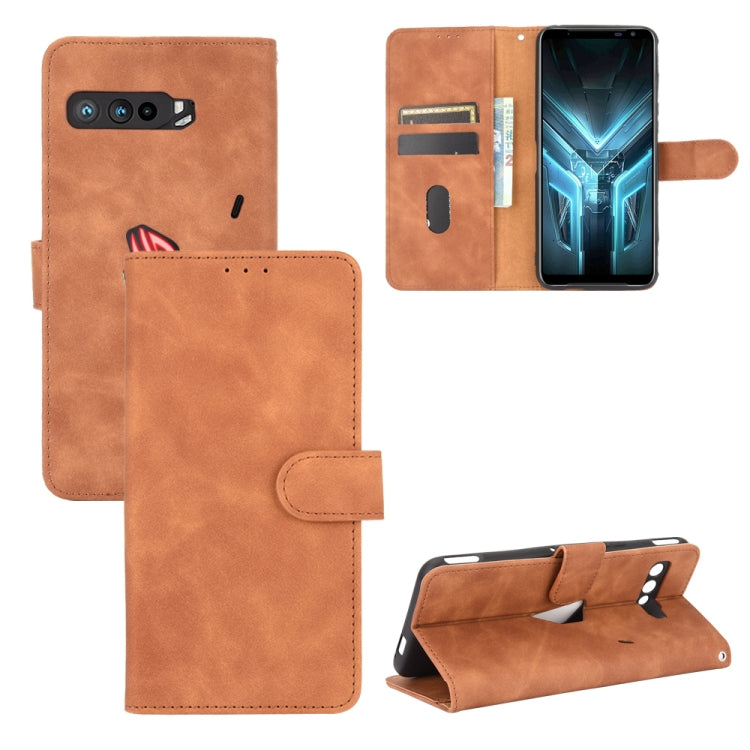 Solid Color Skin Feel Magnetic Buckle Horizontal Flip Calf Texture PU Leather Case with Holder & Card Slots & Wallet — view 42