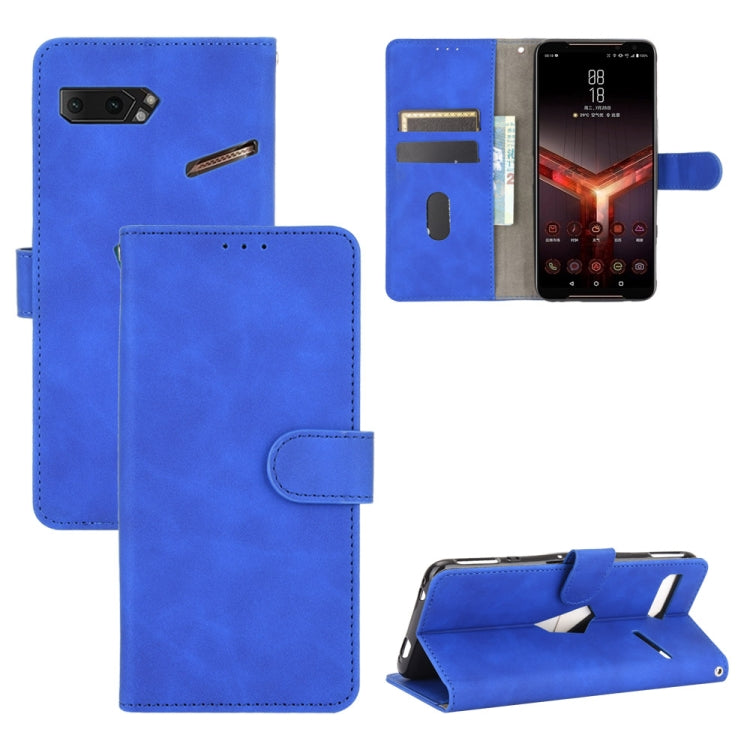 Solid Color Skin Feel Magnetic Buckle Horizontal Flip Calf Texture PU Leather Case with Holder & Card Slots & Wallet — view 44