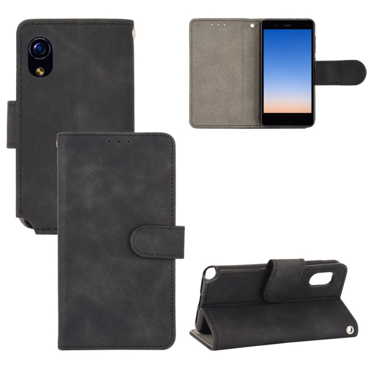 Solid Color Skin Feel Magnetic Buckle Horizontal Flip Calf Texture PU Leather Case with Holder & Card Slots & Wallet — view 63