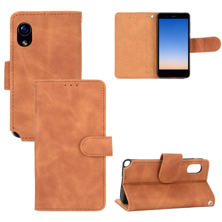 Solid Color Skin Feel Magnetic Buckle Horizontal Flip Calf Texture PU Leather Case with Holder & Card Slots & Wallet — view 67