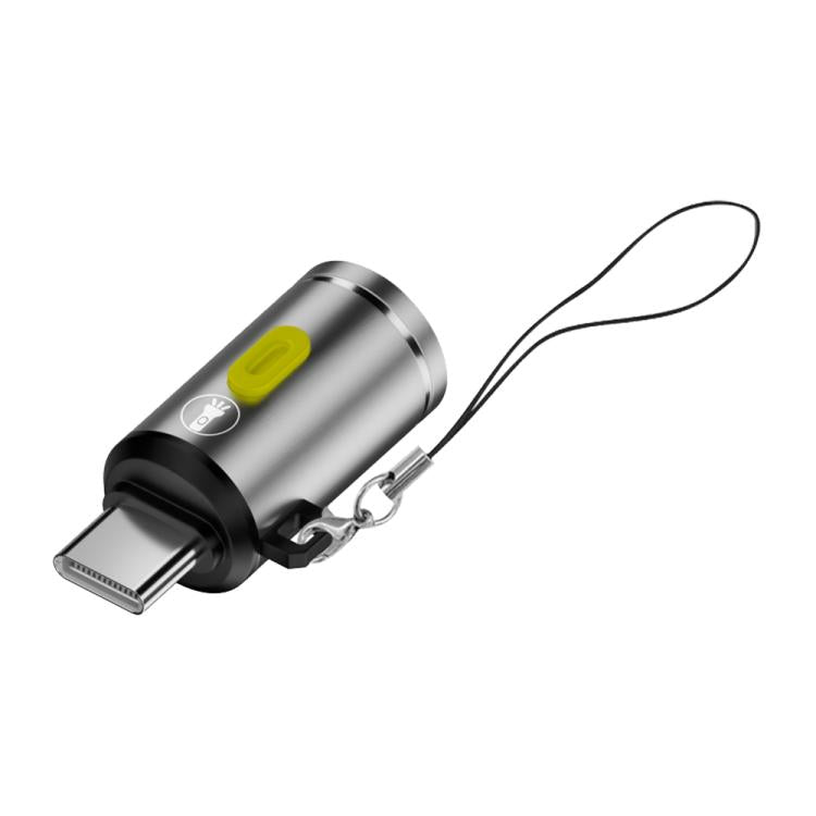 Type-C Power Mini Flashlight 210-230LM — Dark Grey