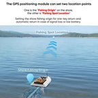 D26C Two Hoppers Smart Remote Control Fishing Bait Boat Support GPS Positioning