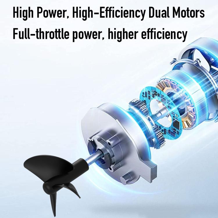 D26C Two Hoppers Smart Remote Control Fishing Bait Boat Support GPS Positioning