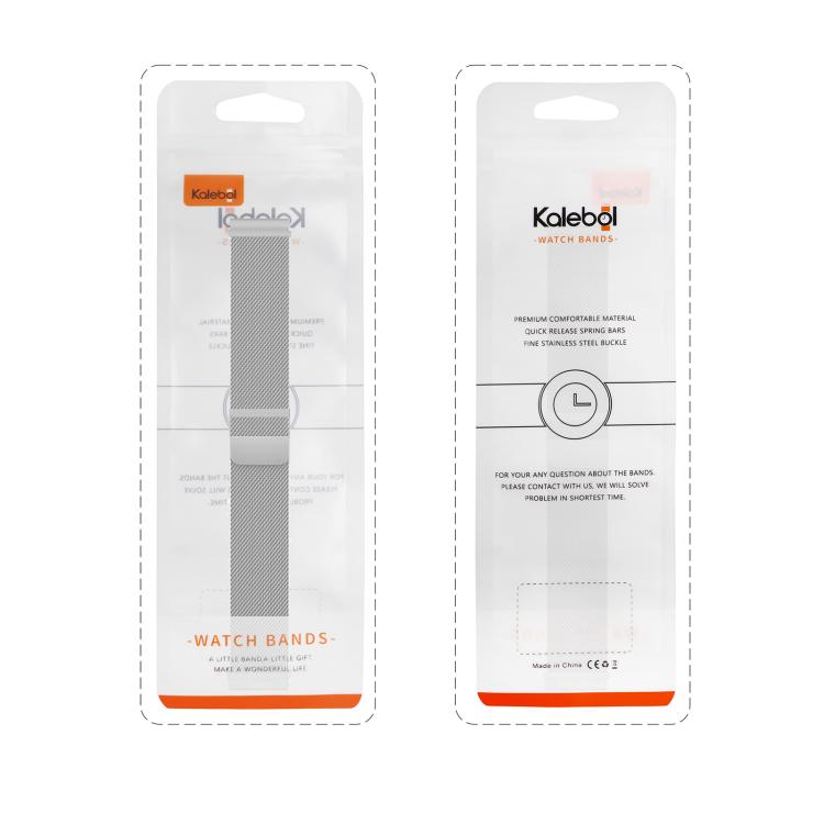 Kalebol 22mm Universal Loop Double Magnetic Buckle Milanese Strap