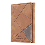 Prismatic Leather Horizontal Magnetic Wallet Card Bag Case