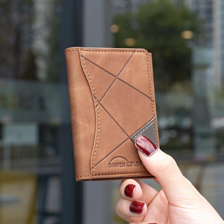 Prismatic Leather Horizontal Magnetic Wallet Card Bag Case