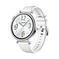 Kalebol 18mm Universal Textured Silicone Silver Buckle Strap