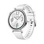 Kalebol 18mm Universal Textured Silicone Silver Buckle Strap
