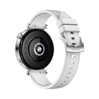 Kalebol 18mm Universal Textured Silicone Silver Buckle Strap