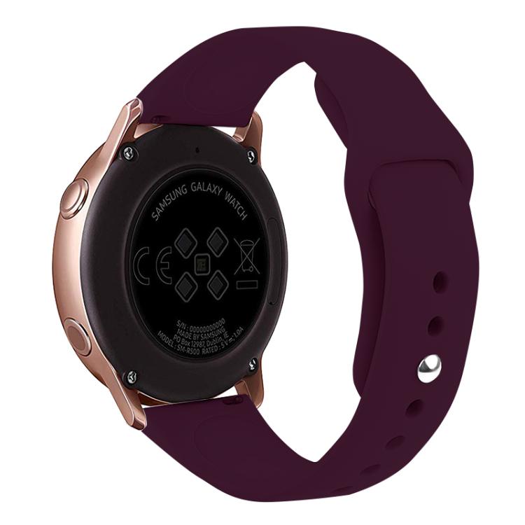 Kalebol 20mm Universal Reverse Buckle Silicone Watch Band