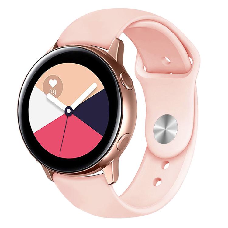 Kalebol 22mm Universal Reverse Buckle Silicone Watch Band — Pink
