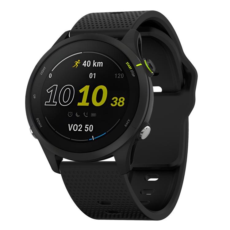 Kalebol Dot Studded Buckle Silicone Watch Band — Black
