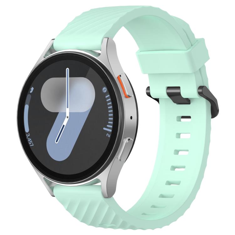 Kalebol Steel Buckle Spruce Silicone Watch Band — Teal