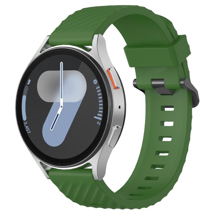 Kalebol Steel Buckle Spruce Silicone Watch Band — view 15