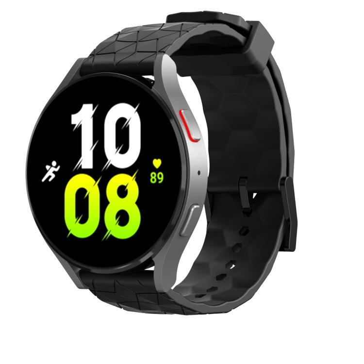 Kalebol Football Pattern Solid Color Silicone Strap — view 15