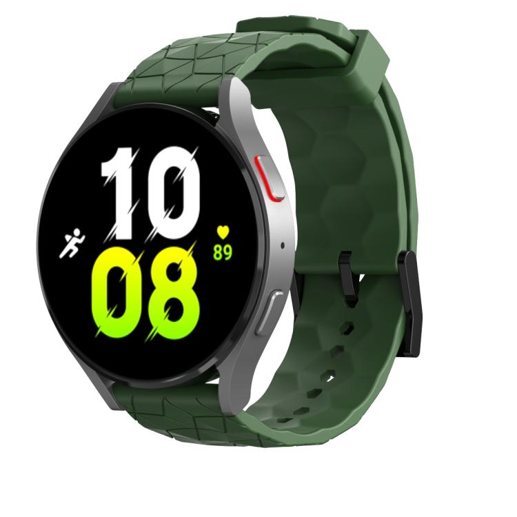 Kalebol Football Pattern Solid Color Silicone Strap — view 19