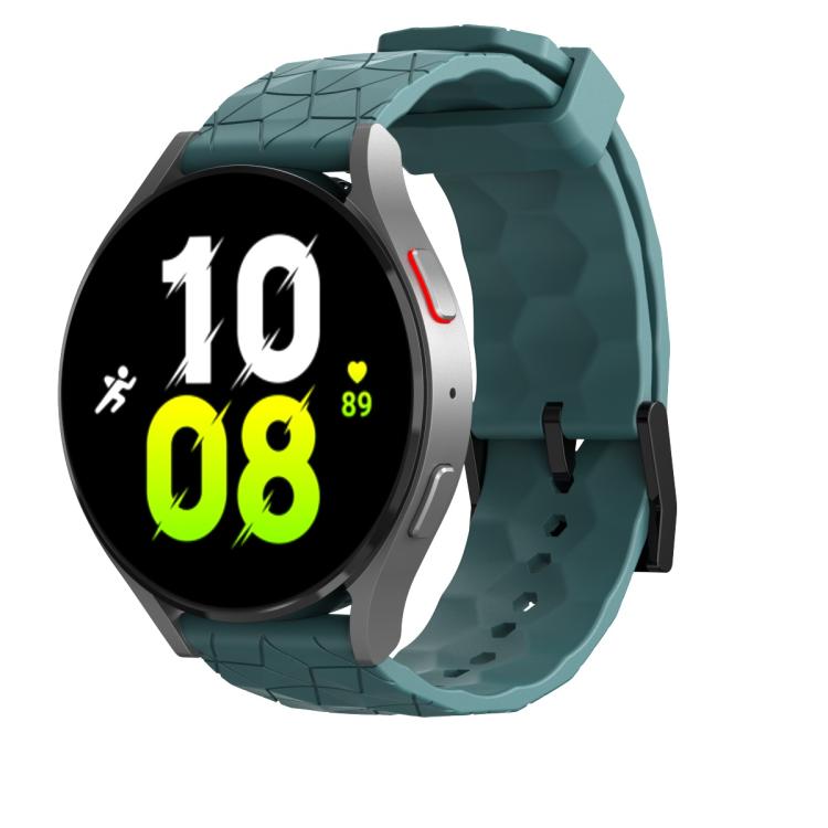 Kalebol Football Pattern Solid Color Silicone Strap — view 22