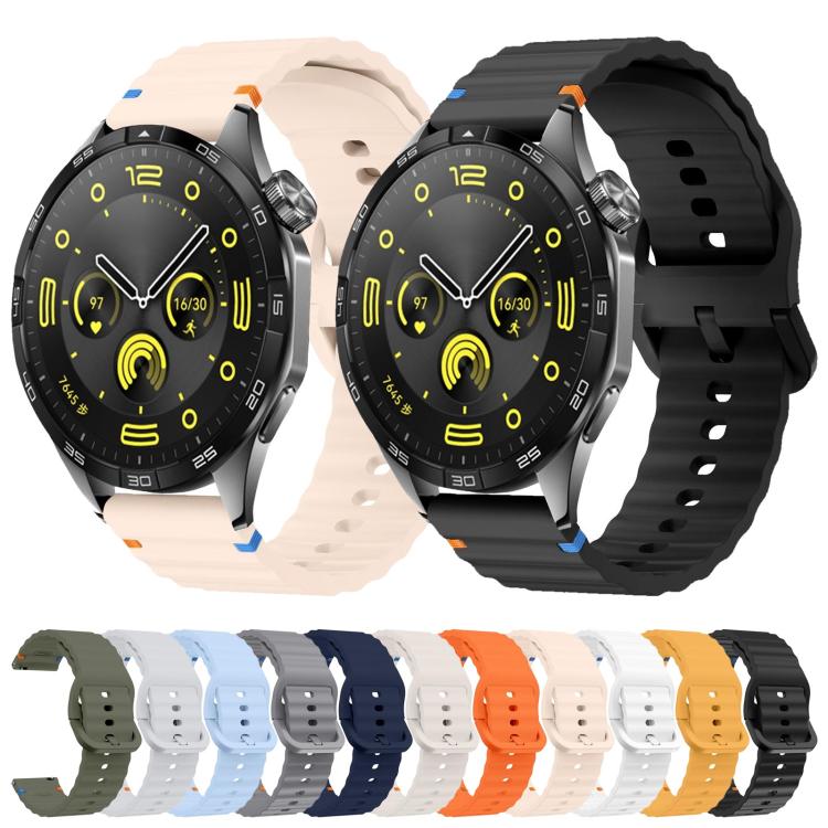 Kalebol Wave Stitch Silicone Watch Band — view 24