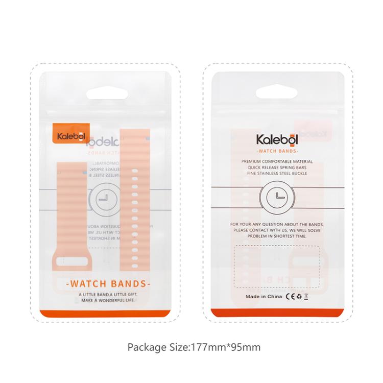Kalebol Wave Stitch Silicone Watch Band