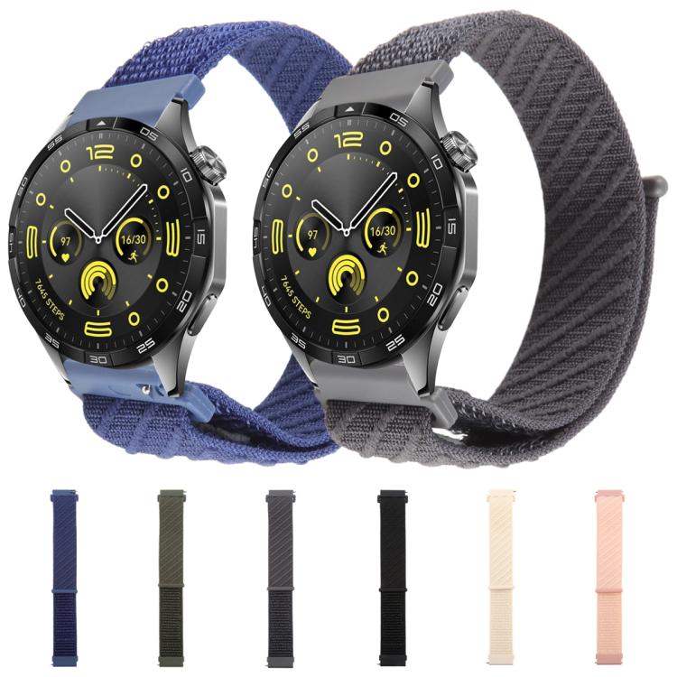 Twill Nylon Loop Hook and Loop Fastener Watch Band